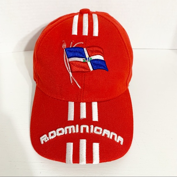 City Hunter USA Republica Dominicana Ball Cap Embroidered Dominican Flag Stripes - Picture 1 of 11